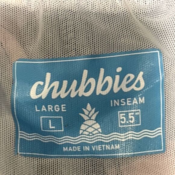 Chubbies Swim Trunks Men's Size Large Floral Reefs Bathing Suit Shorts 5.5" - Picture 13 of 16